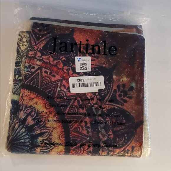 Mandala Pillow Covers (4) - Picture 3 of 7